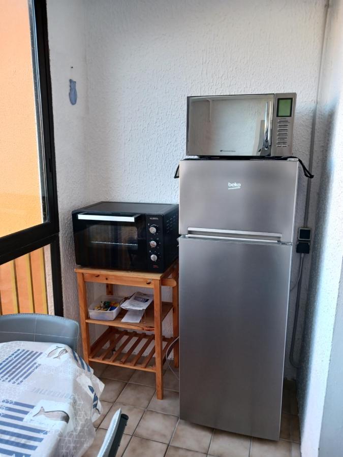Appartement Vue Mer, Acces Direct Plage, Parking Privatif Le Barcarès Exterior foto