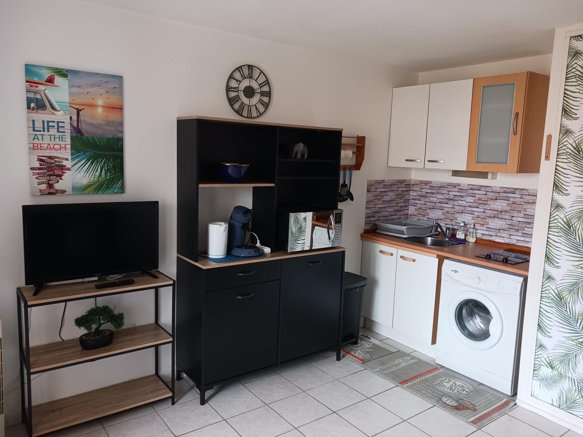 Appartement Vue Mer, Acces Direct Plage, Parking Privatif Le Barcarès Exterior foto